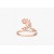 Ring Clochettes MM PG with 10 Diamonds 049